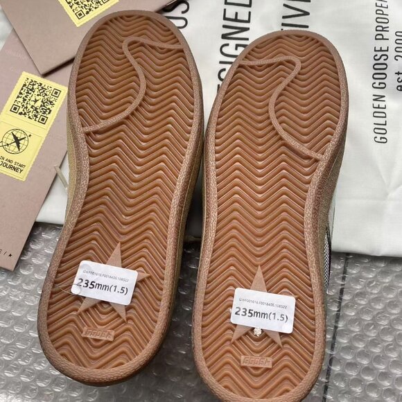 Ball Star LAB in silver leather with black suede star and heel tab - Picture 8 of 10